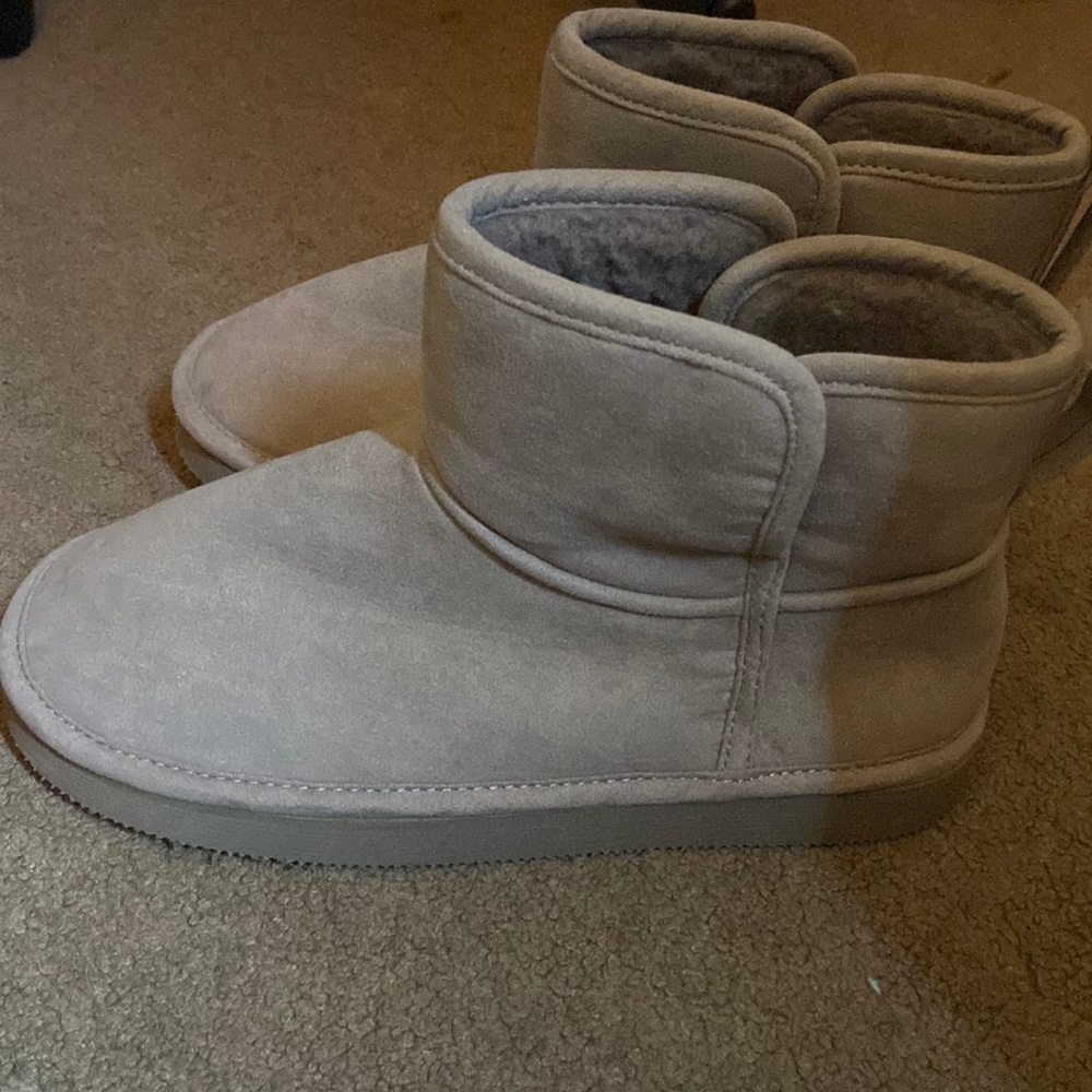 Grey Boots